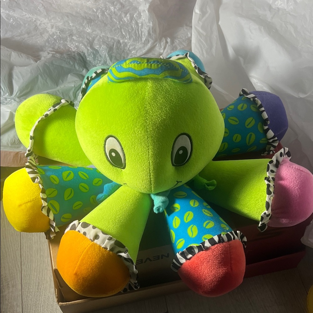 Colorful Plush Octatunes Octopus Developmental Baby Musical Toy